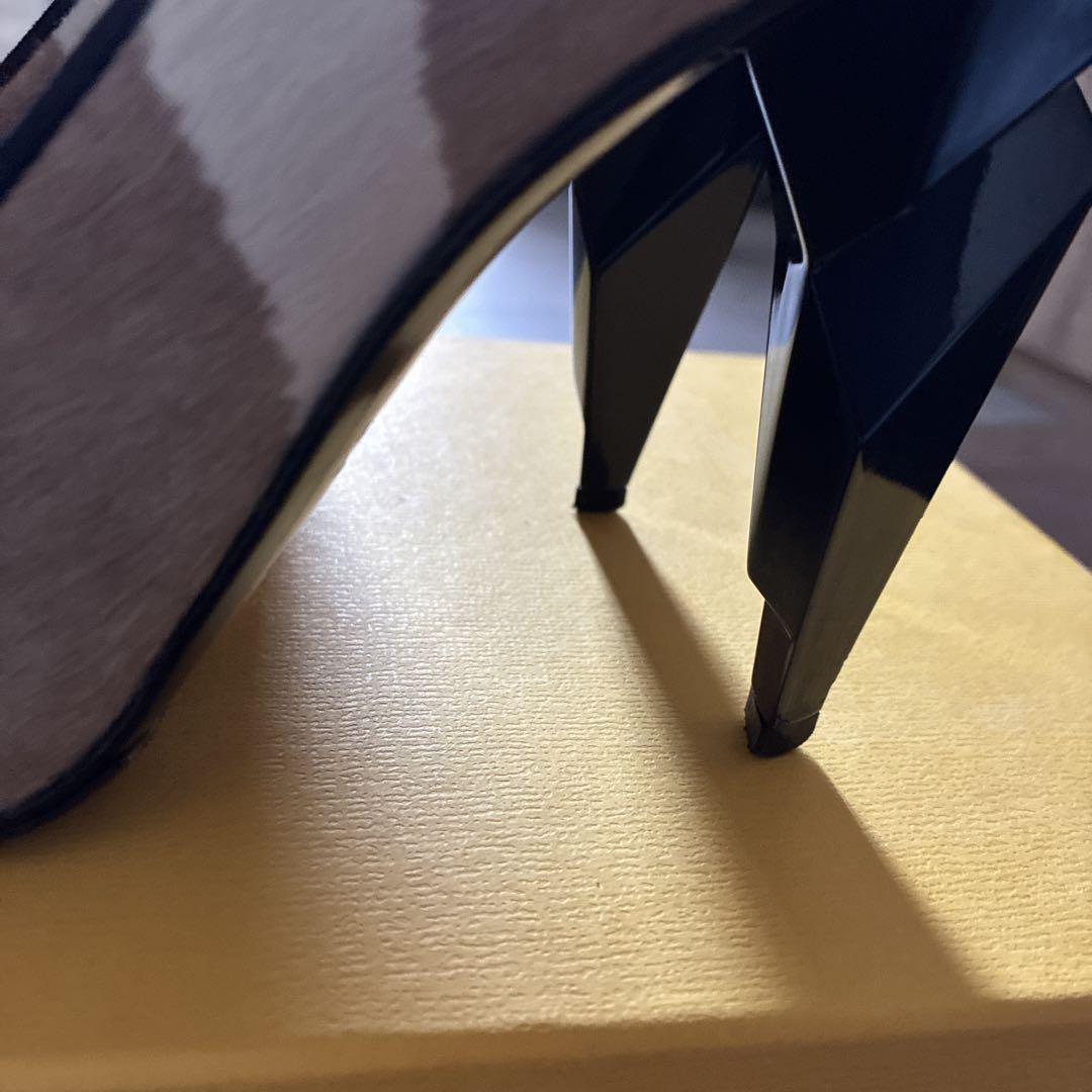 FENDI Shoes Pumps Heel EU 36 US 6 Beige White Authentic