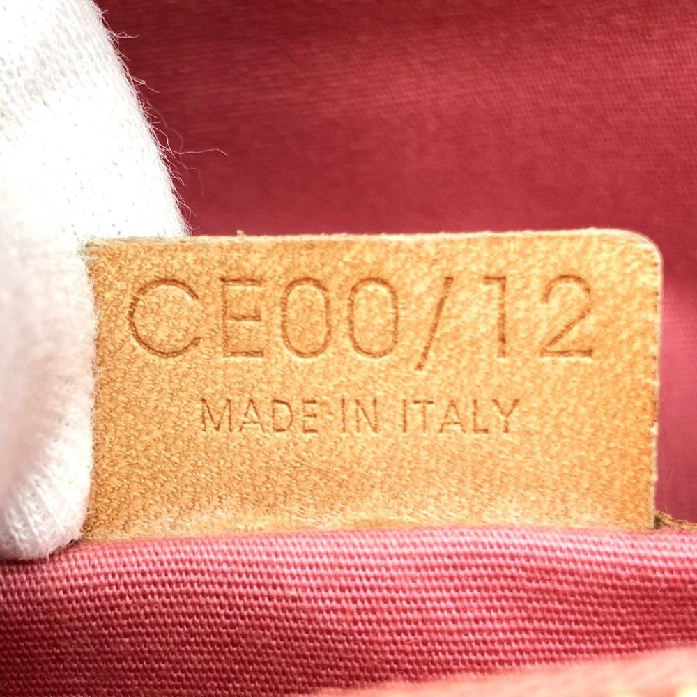 CELINE Hand Bag Tote Purse C Macadam Suede Leather Pink Authentic