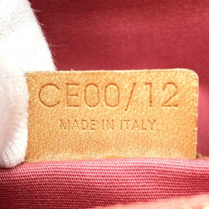 CELINE Hand Bag Tote Purse C Macadam Suede Leather Pink Authentic