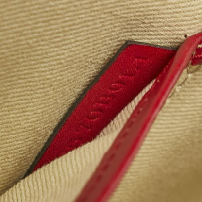 Valentino Clutch Bag Second Bag Rockstuds Leather Red Authentic