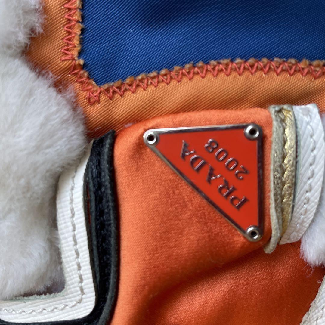 PRADA Hand Shoulder Bag Tote Purse 2way Logo 2008 Beijing Olympics Limited Auth