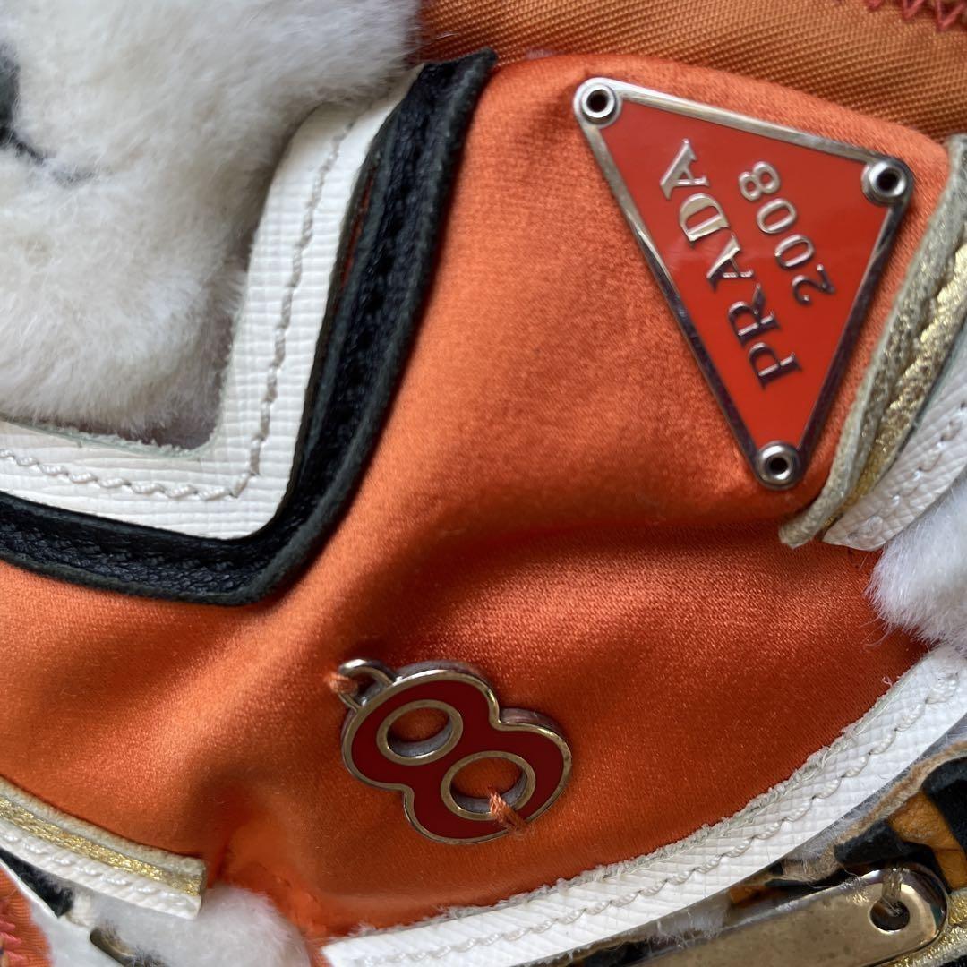 PRADA Hand Shoulder Bag Tote Purse 2way Logo 2008 Beijing Olympics Limited Auth