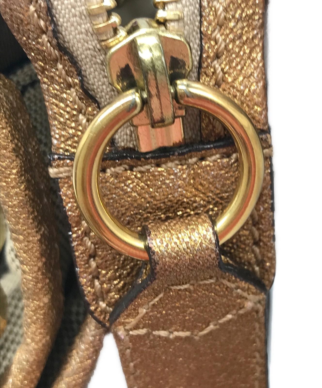 Chloe Harley Purse handbag shoulder bag canvas convertible bag Beige Used Unisex