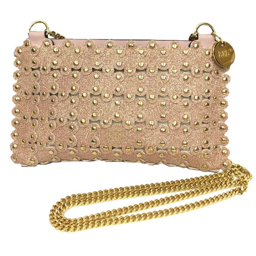 Red Valentino Shoulder Bag Purse Leather Pink Authentic