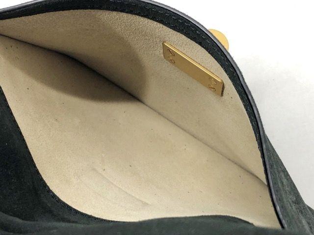 Chloe Shoulder Bag Purse Jane Tassel Fringe Suede Leather Black Authentic