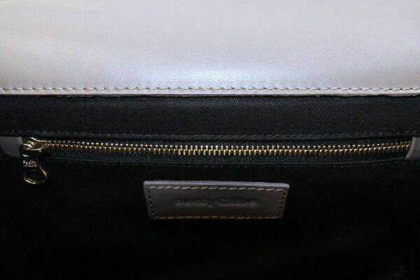 See By Chloe Shoulder Bag Purse Leather Dark Greige Authentic