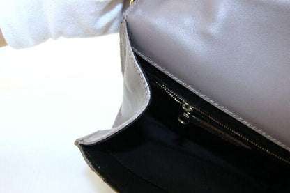 See By Chloe Shoulder Bag Purse Leather Dark Greige Authentic