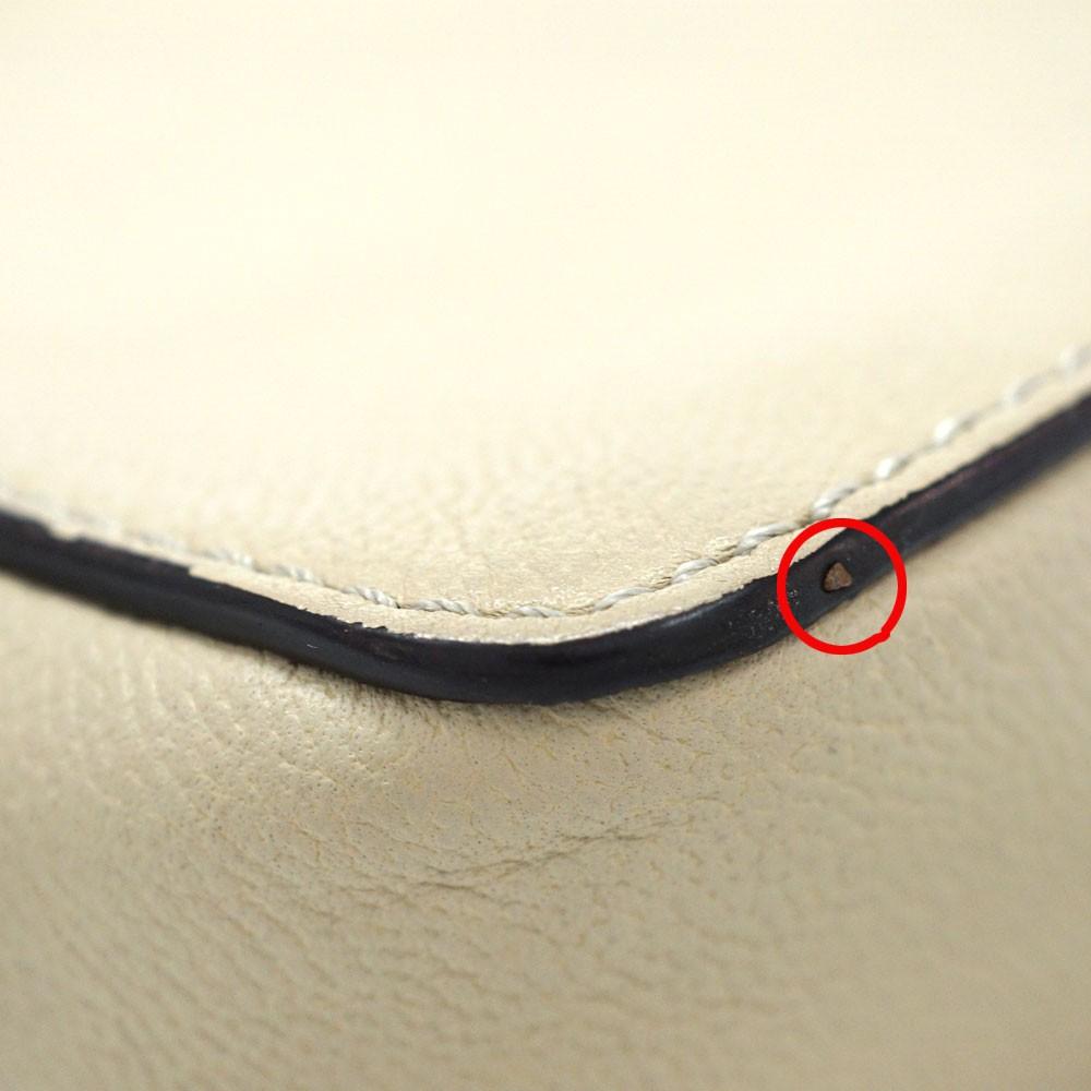 See By Chloe Shoulder Bag Purse Leather Beige Authentic