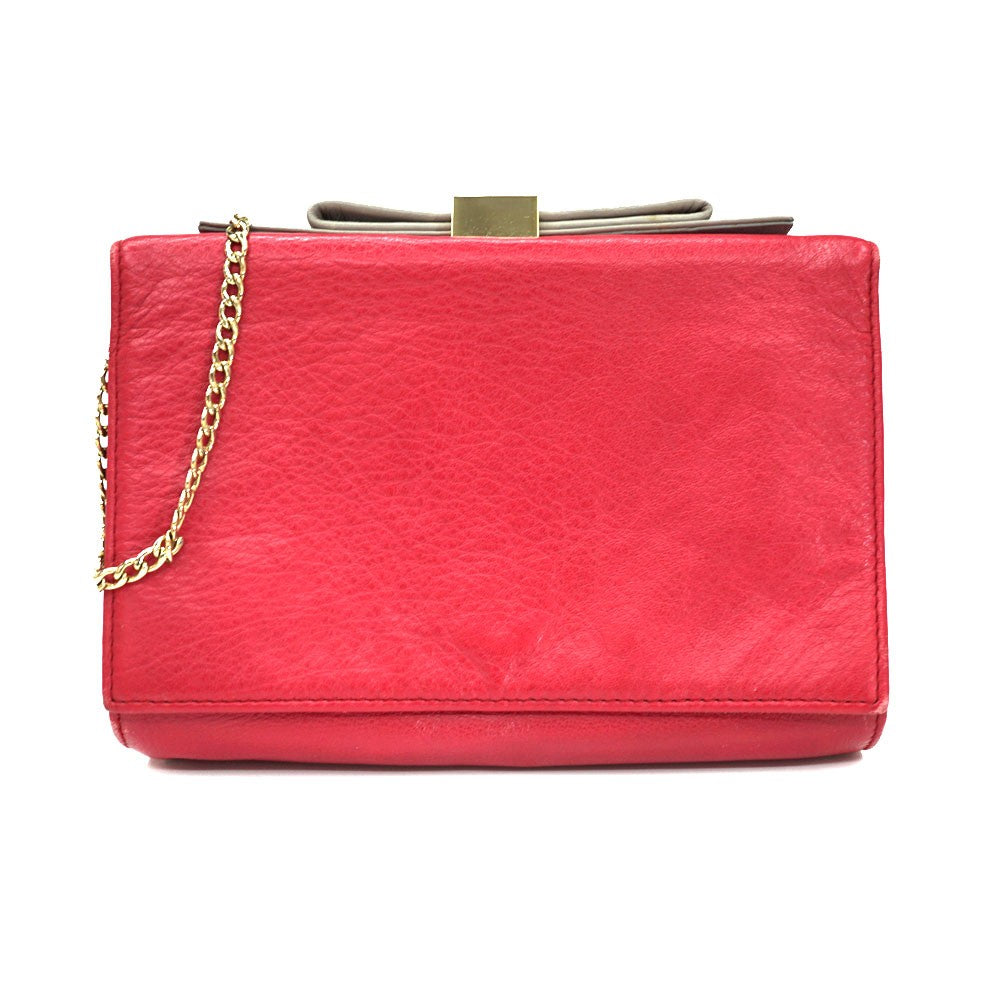 See By Chloe Shoulder Bag Purse Leather Pink Authentic