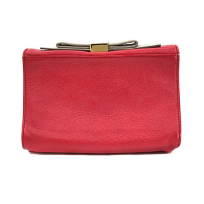 See By Chloe Shoulder Bag Purse Leather Pink Authentic