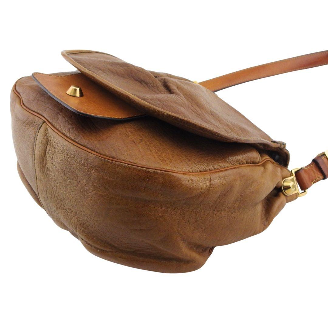 Chloe Shoulder Bag Purse Beige Brown Authentic