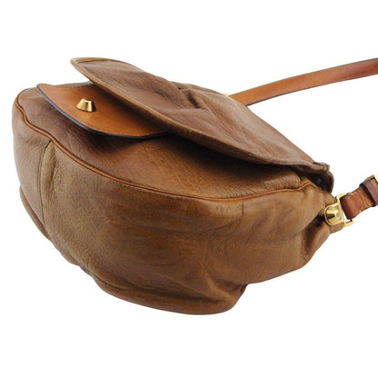 Chloe Shoulder Bag Purse Beige Brown Authentic