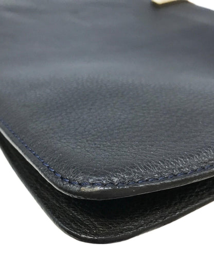 Chloe Hand Bag Tote Purse Chain Leather Black Pink Beige Authentic