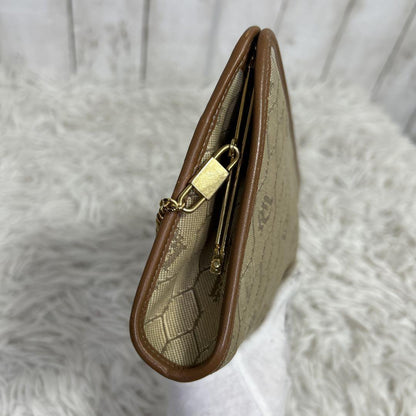 Christian Dior Shoulder Bag Purse Honeycomb Canvas Beige Brown Authentic