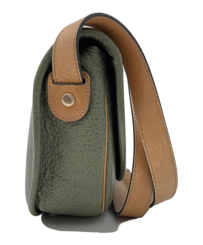 Christian Dior Shoulder Bag Purse CD Green Authentic