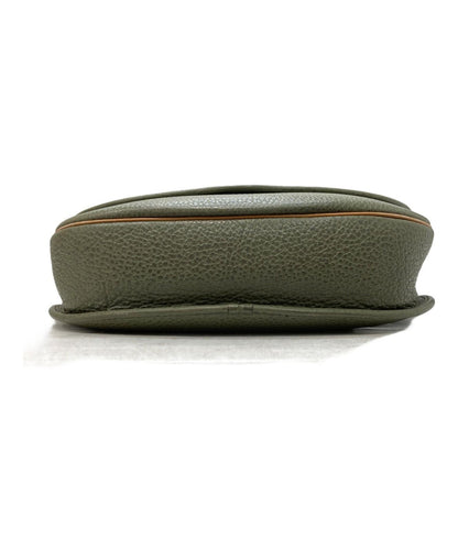 Christian Dior Shoulder Bag Purse CD Green Authentic