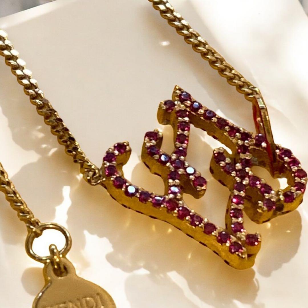 FENDI Bracelet Bangle FF Authentic