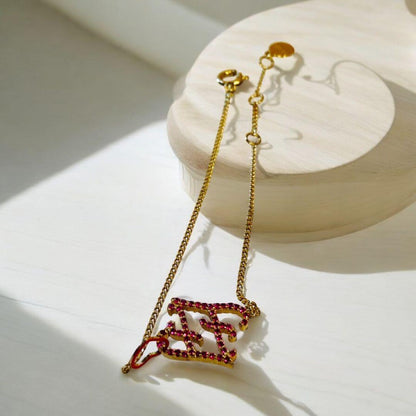 FENDI Bracelet Bangle FF Authentic