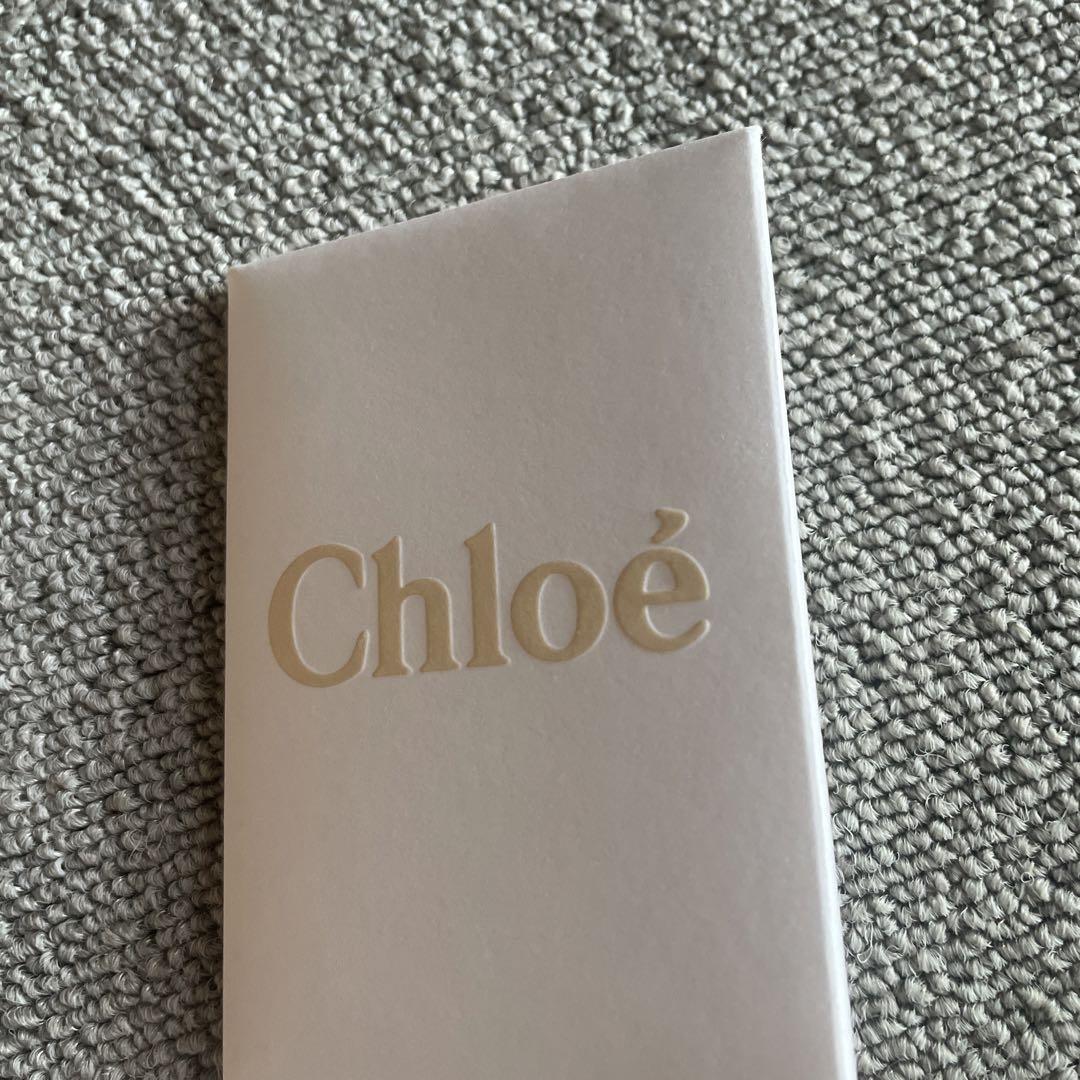 Chloe Purse shoulder bag Leather chain Logo beige gray gold leather Women's Used