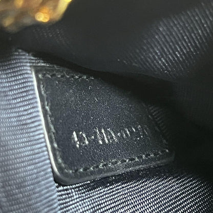 Christian Dior Coin Case Wallet Purse Compact Trotter CD Navy Gold Authentic