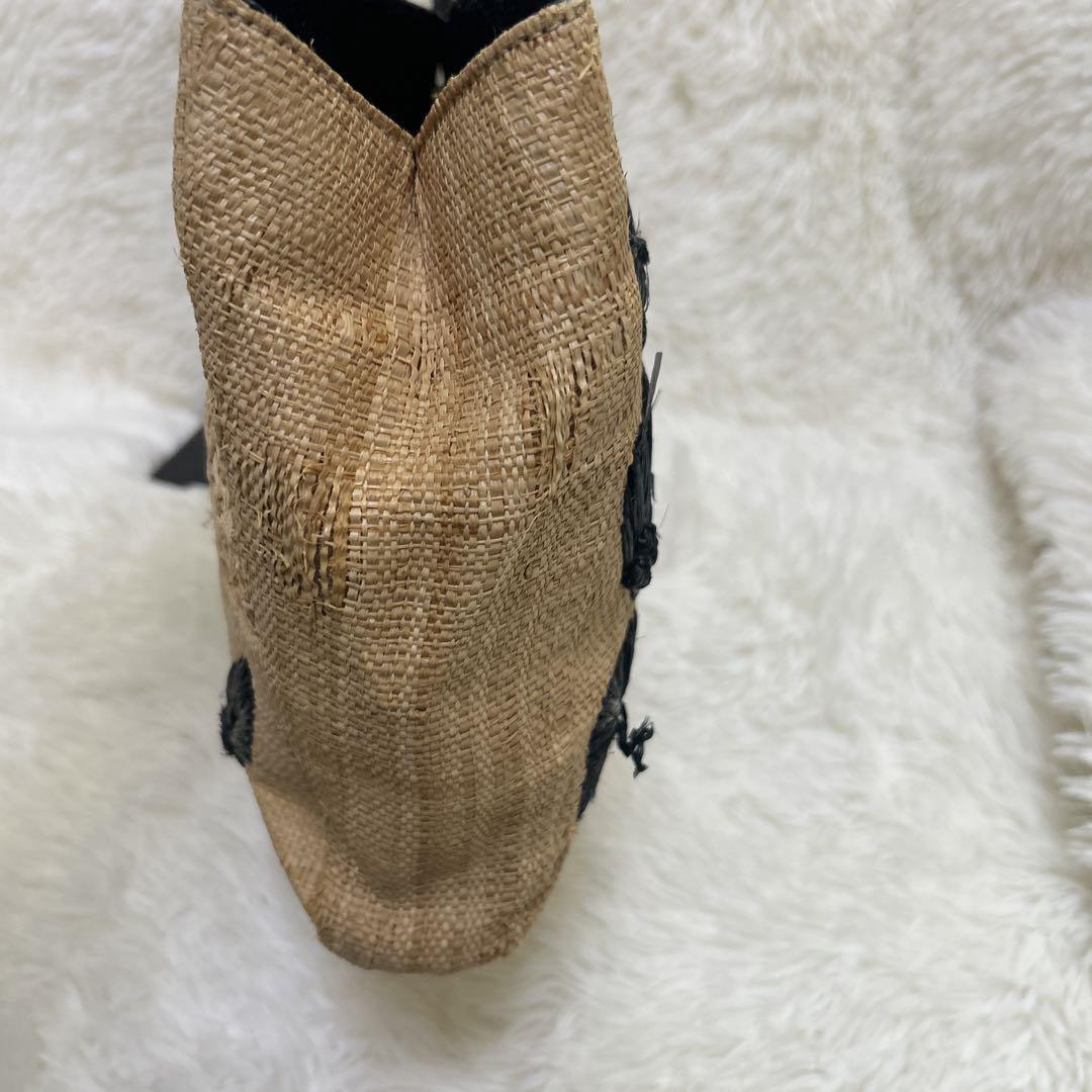 FENDI handbag Tote Purse light Brown flower embroidery Authentic Women's Used