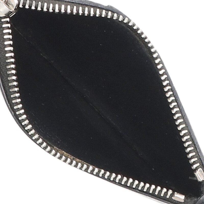 SAINT LAURENT PARIS Card Case Holder Wallet Compact Purse Logo Leather Black