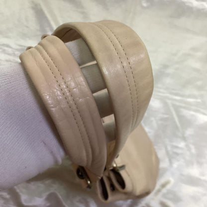 Chloe Purse handbag tote bag shoulder bag Beige Gold Leather Used Unisex Auth