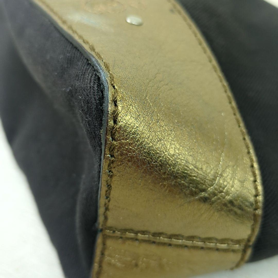 Chloe Purse Handbag Pouch Canvas Leather Women's Used Authentic