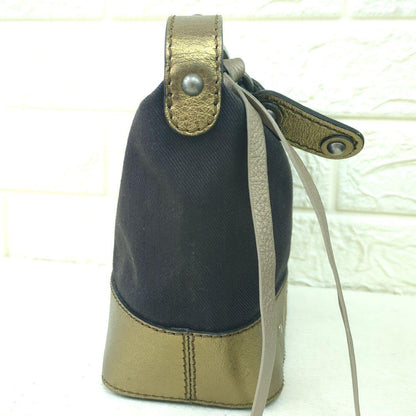 Chloe Purse Handbag Pouch Canvas Leather Women's Used Authentic