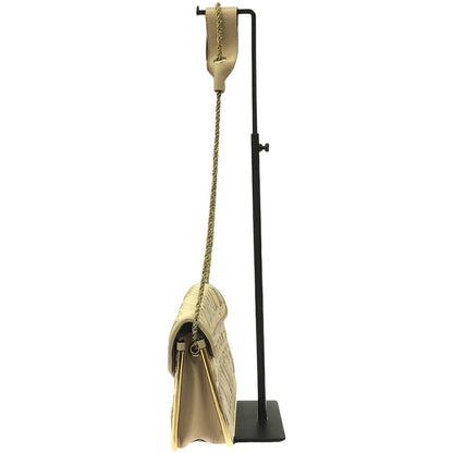 Chloe Suede Purse chain shoulder bag, beige Women's Used Authentic