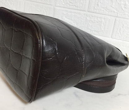 MULBERRY Backpack 2way Leather Dark Brown Authentic