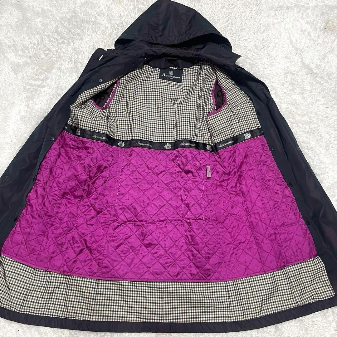 Aquascutum Trench Coat Club Check Asian fit L US size M Authentic