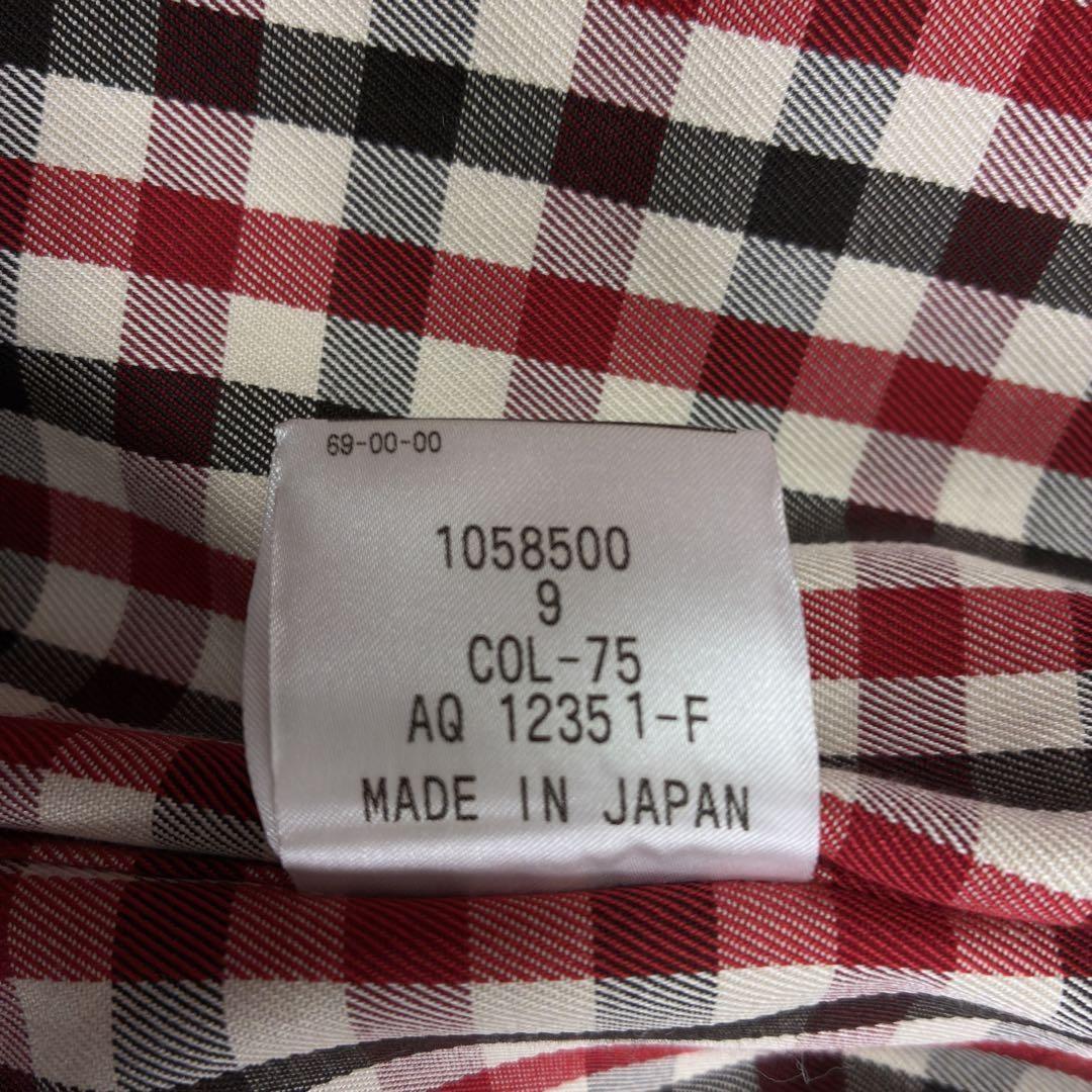 Aquascutum Trench Coat Club Check Asian fit M US size S Red Authentic