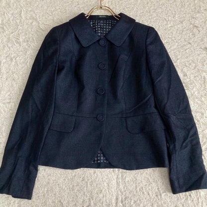 Aquascutum Jacket Asian fit M US size S Navy Authentic