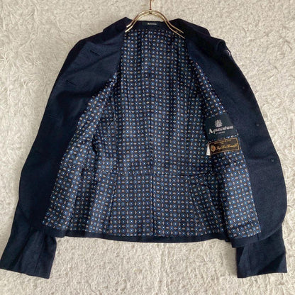 Aquascutum Jacket Asian fit M US size S Navy Authentic