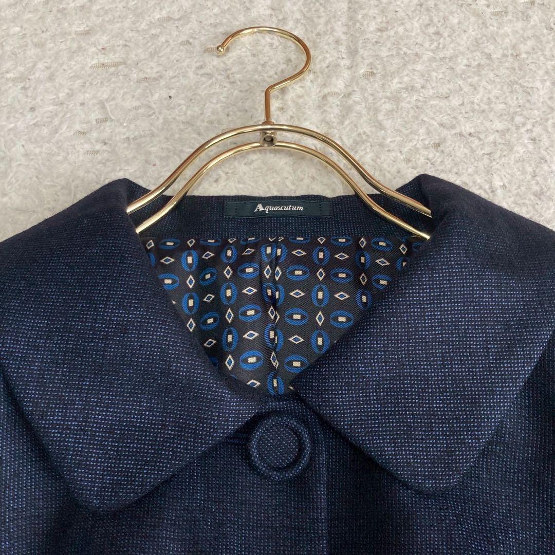 Aquascutum Jacket Asian fit M US size S Navy Authentic