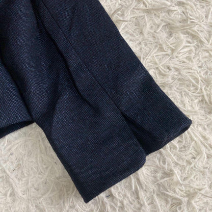 Aquascutum Jacket Asian fit M US size S Navy Authentic