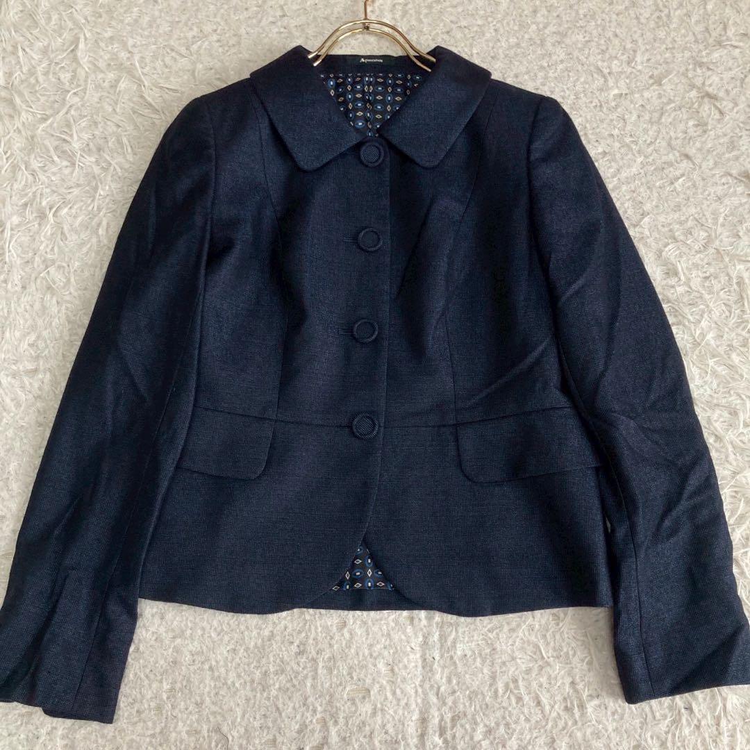 Aquascutum Jacket Asian fit M US size S Navy Authentic