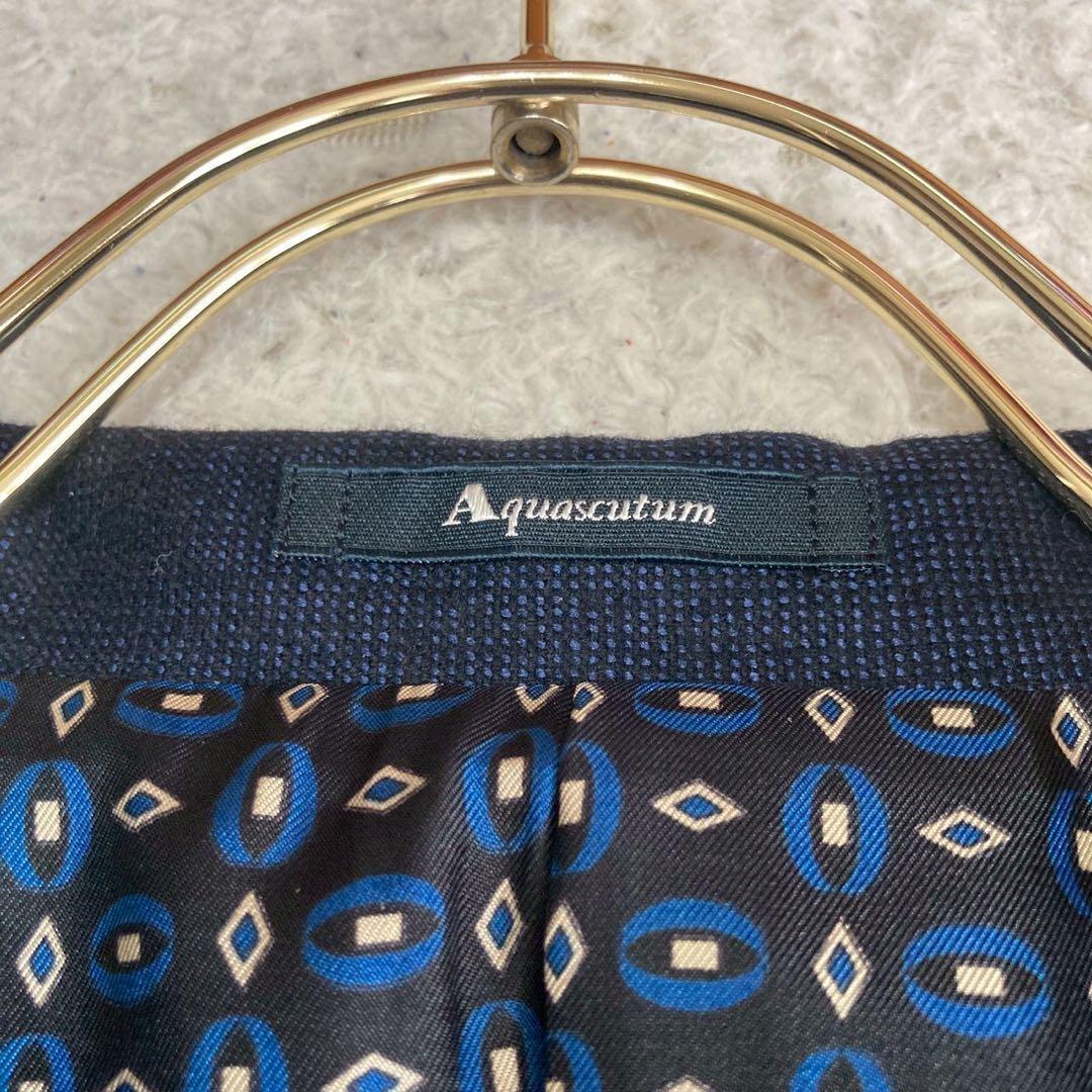 Aquascutum Jacket Asian fit M US size S Navy Authentic