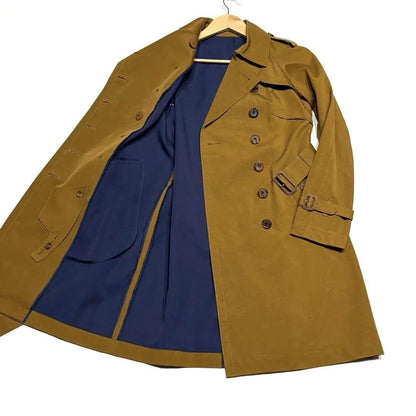 Aquascutum Trench Coat Asian fit S US size XS Camel Authentic