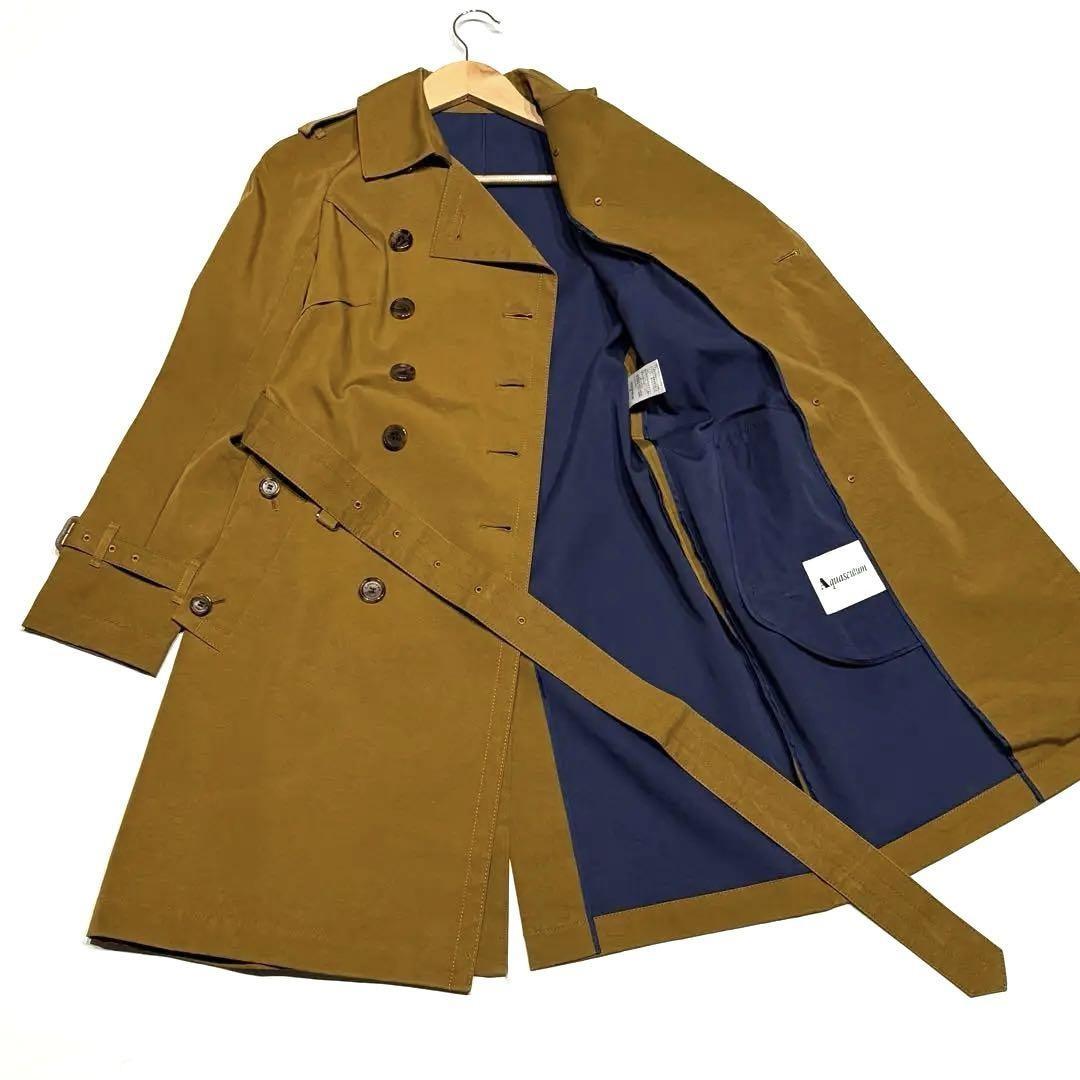 Aquascutum Trench Coat Asian fit S US size XS Camel Authentic