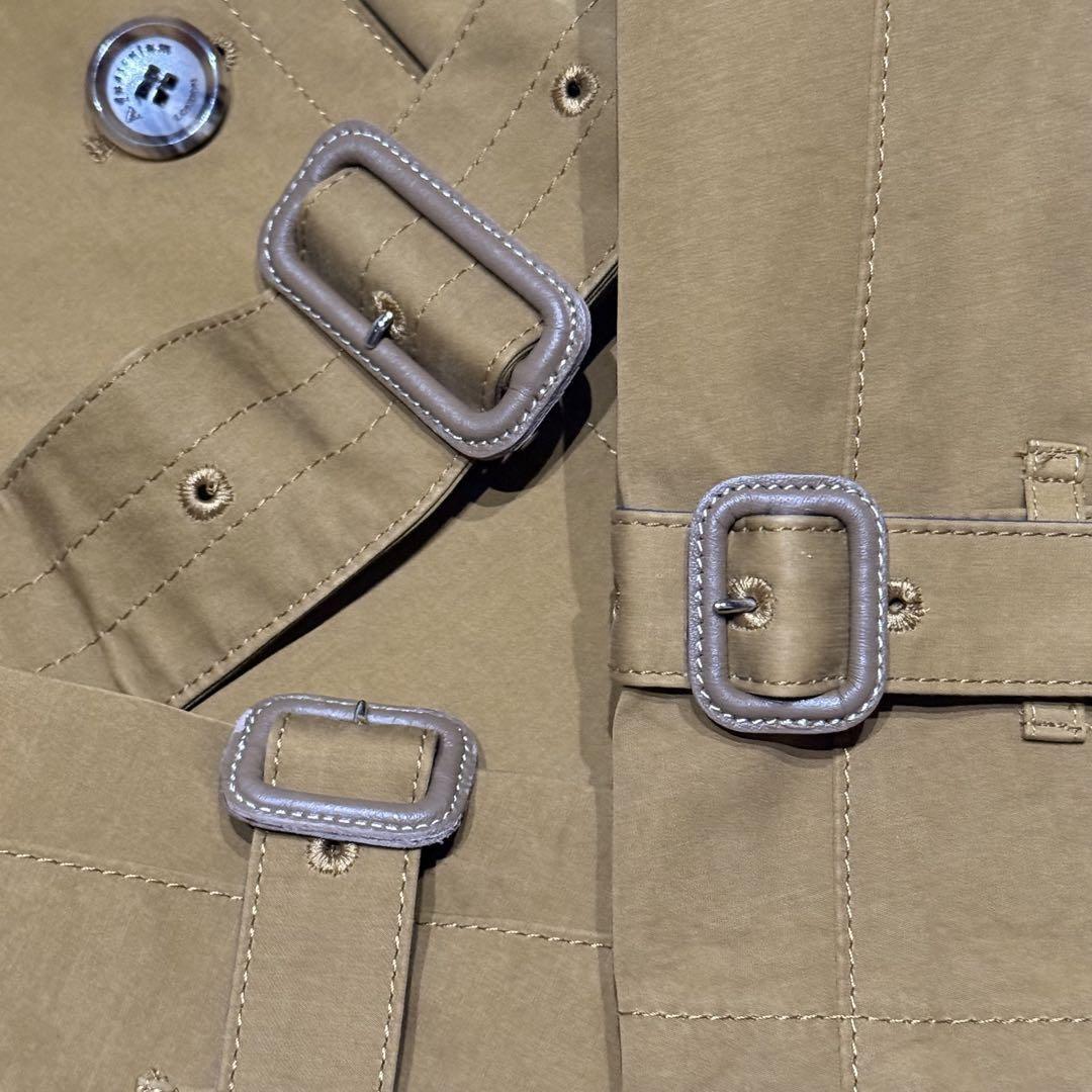 Aquascutum Trench Coat Asian fit S US size XS Camel Authentic