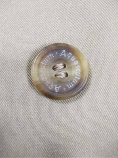 Aquascutum Trench Coat Club Check Asian fit L US size M camel Authentic