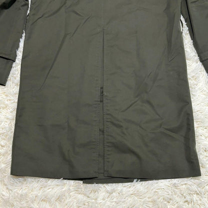 Aquascutum Trench Coat Club Check Asian fit S 36 US size XS Khaki Authentic