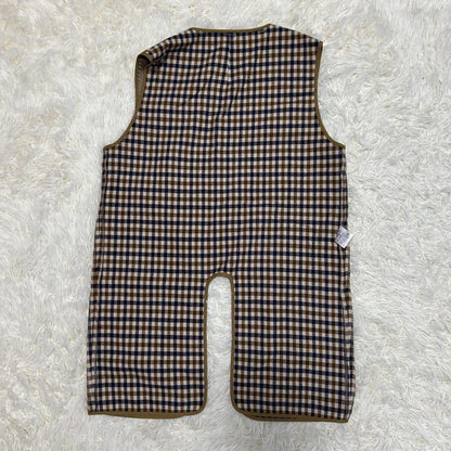 Aquascutum Trench Coat Club Check Asian fit S 36 US size XS Khaki Authentic