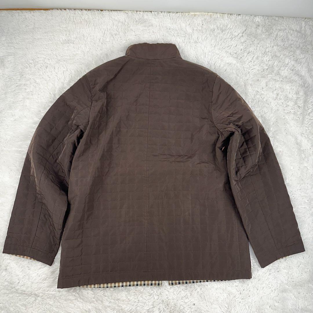 Aquascutum Trench Coat Club Check Asian fit XL US size L Brown Authentic
