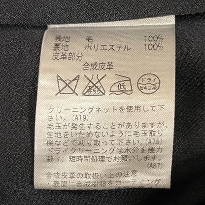 Aquascutum Duffle Coat Asian fit M US size S Black Authentic