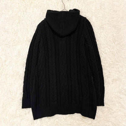 Aquascutum Duffle Coat Asian fit M US size S Black Authentic