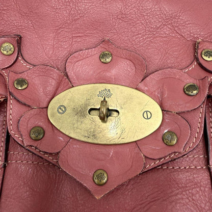 MULBERRY Hand Bag Tote Purse Bayswater Leather Pink Authentic