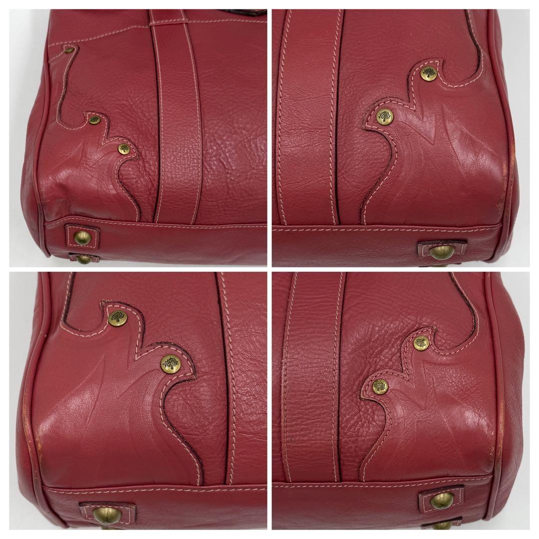 MULBERRY Hand Bag Tote Purse Bayswater Leather Pink Authentic